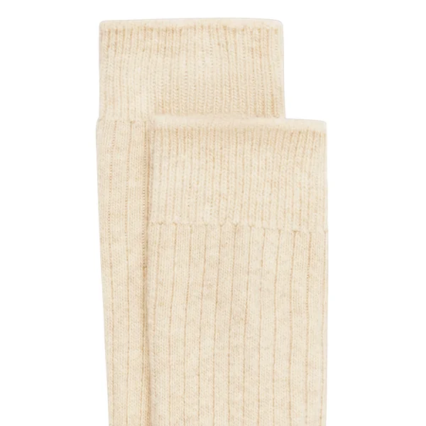 Chaussettes avec Cachemire - Blanc