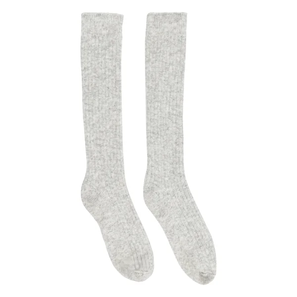 Chaussettes avec Cachemire - Gris