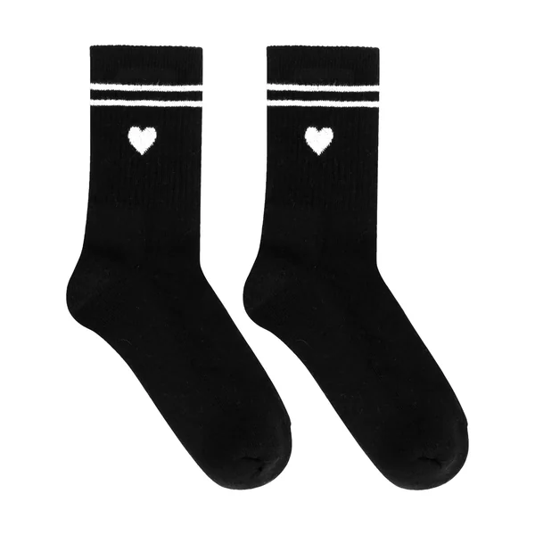 Chaussettes courtes en coton - Noir