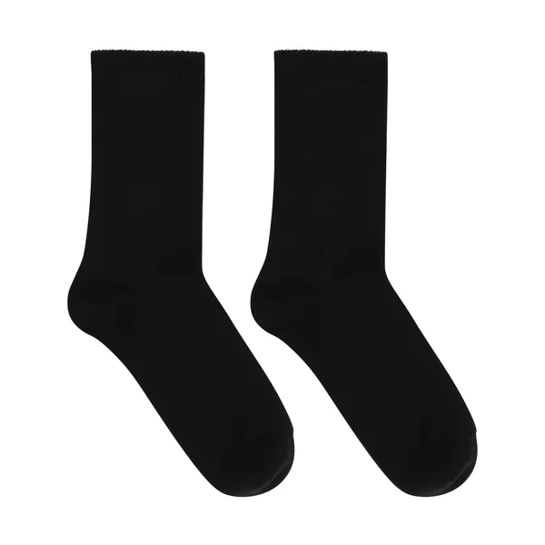 Chaussettes courtes en modal côtelé - Noir