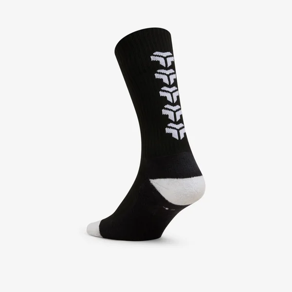 Chaussettes de handball adulte - 1 paire H500 HIGH noir / blanc