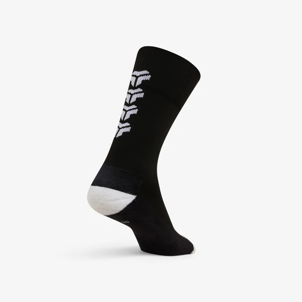 Chaussettes de handball adulte - 1 paire H500 MID noir / blanc