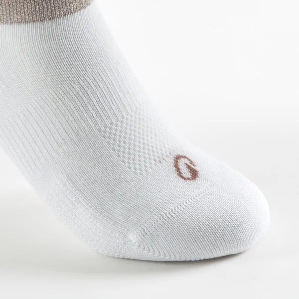 CHAUSSETTES DE SPORT ENFANT BASSES RS 160 BLANC BRILLANT LOT DE 3.