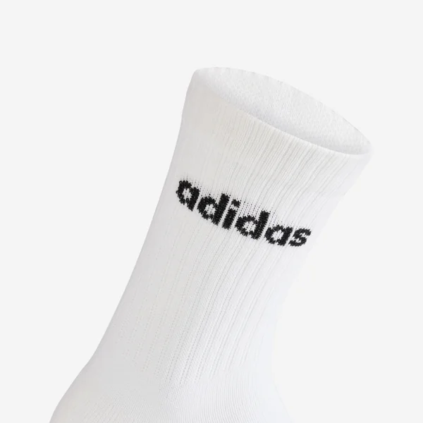 CHAUSSETTES DE SPORT HAUTES ADIDAS BLANC LOT DE 3