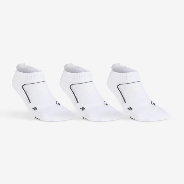 Chaussettes de tennis basses lot de 3 paires, RS 900 blanc