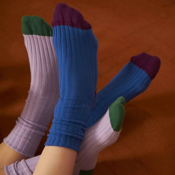Chaussettes Yvette Lilas 42/45 Maison Vivaraise