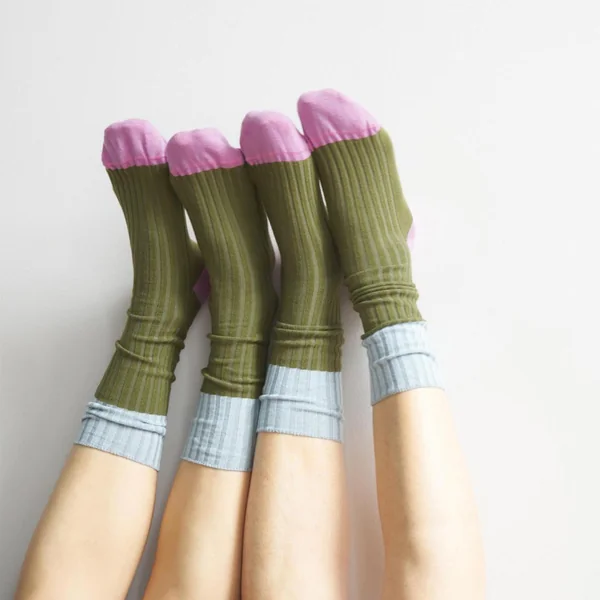 Chaussettes Yvette Olive 39/41 Maison Vivaraise