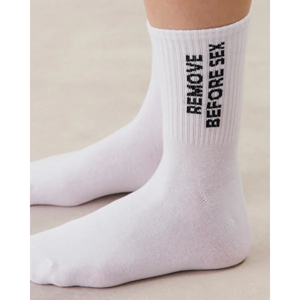 Chaussettes à message