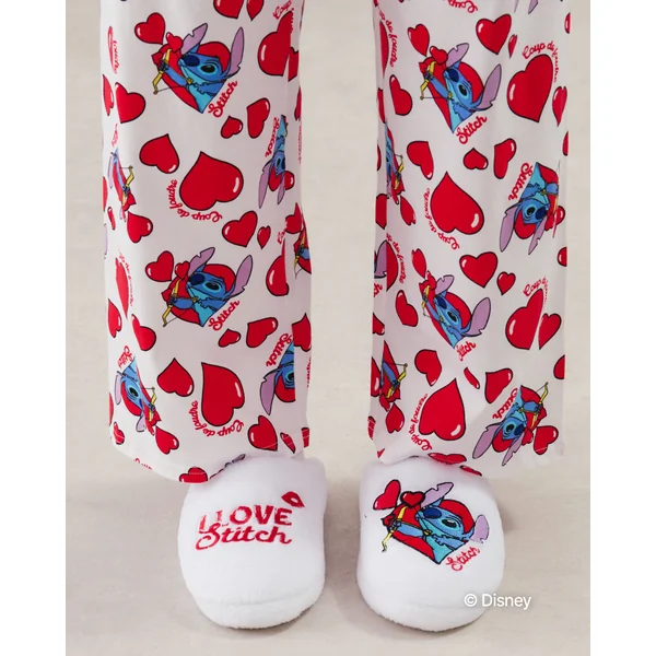 Chaussons en polaire Stitch