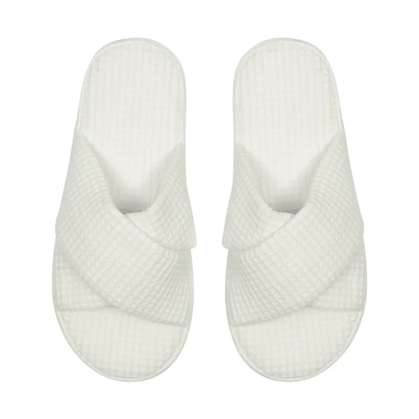 Chaussons Gaufre - Blanc