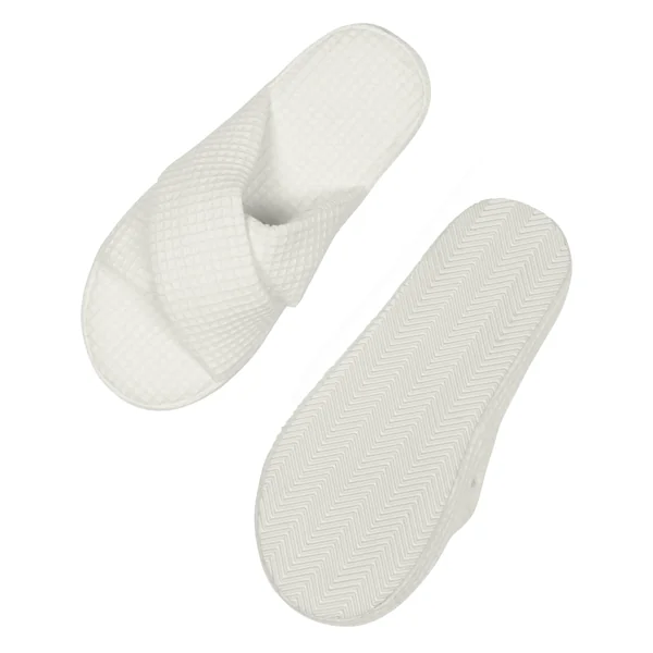 Chaussons Gaufre - Blanc