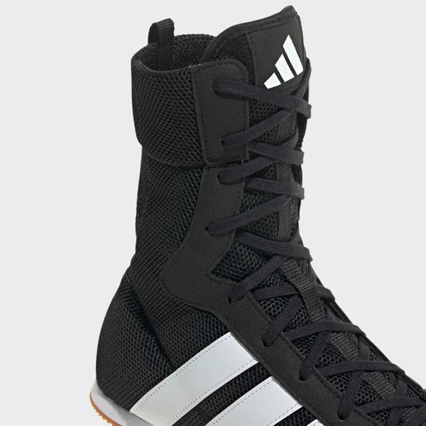 Chaussure montante de boxe, Boxe Hog Classic Adidas noir