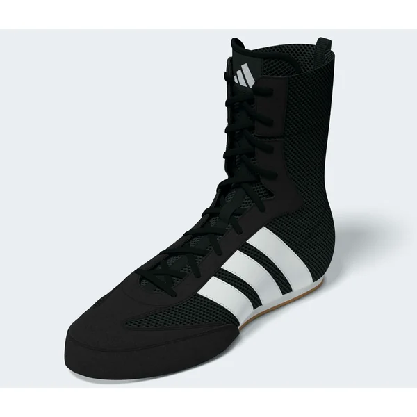 Chaussure montante de boxe, Boxe Hog Classic Adidas noir