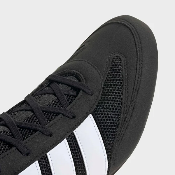 Chaussure montante de boxe, Boxe Hog Classic Adidas noir