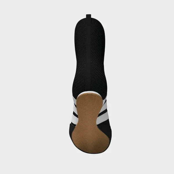 Chaussure montante de boxe, Boxe Hog Classic Adidas noir