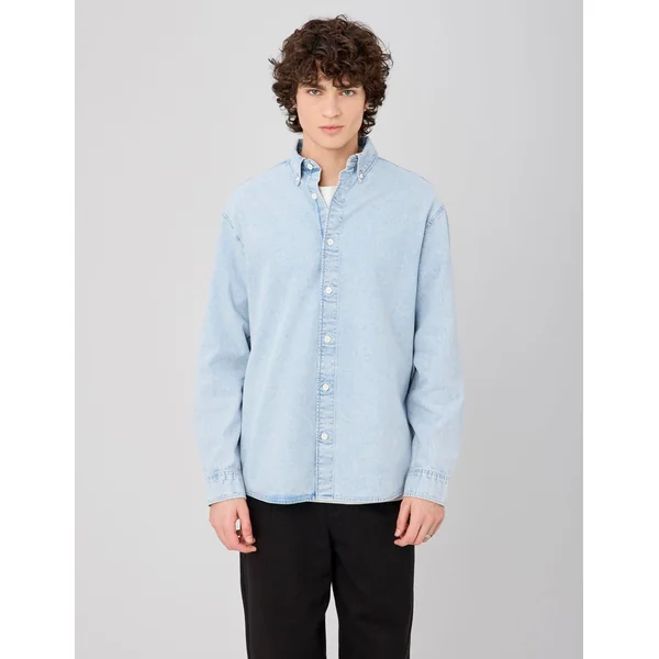 Chemise en jean Bleu clair