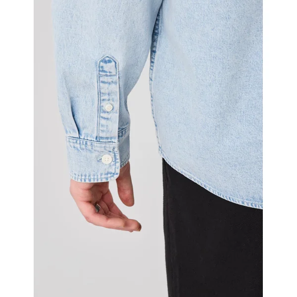 Chemise en jean Bleu clair