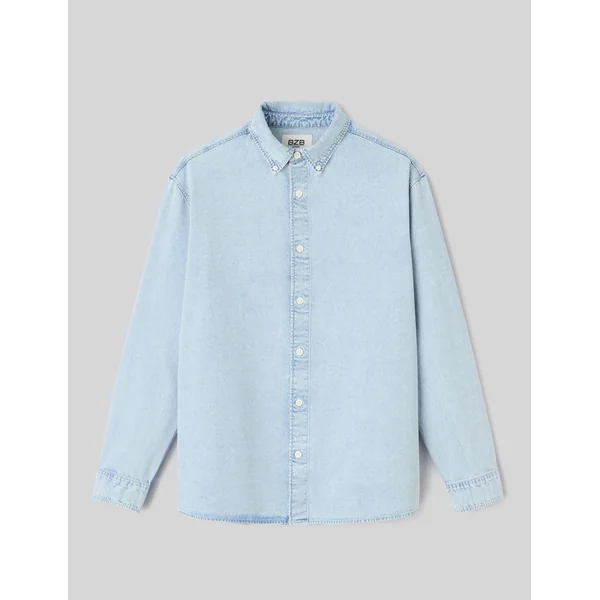 Chemise en jean Bleu clair