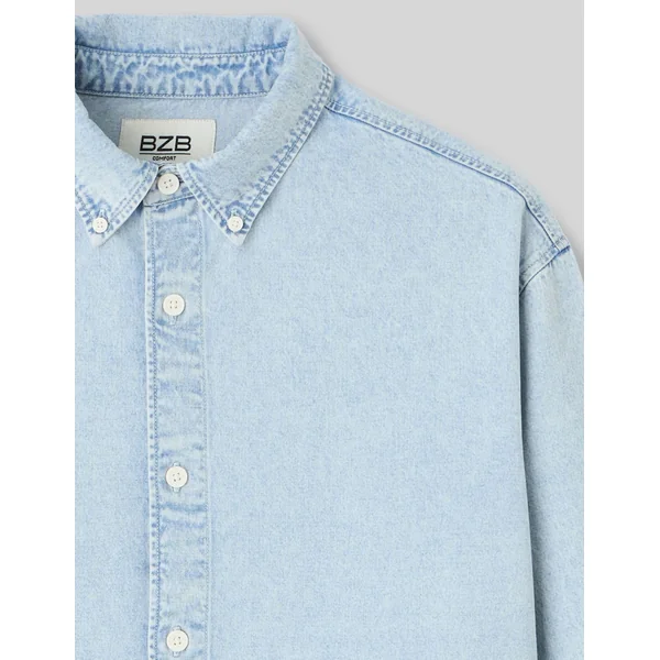 Chemise en jean Bleu clair