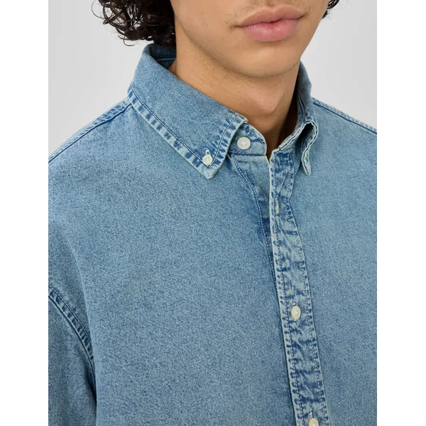 Chemise en jean Bleu