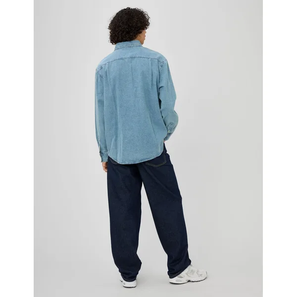 Chemise en jean Bleu
