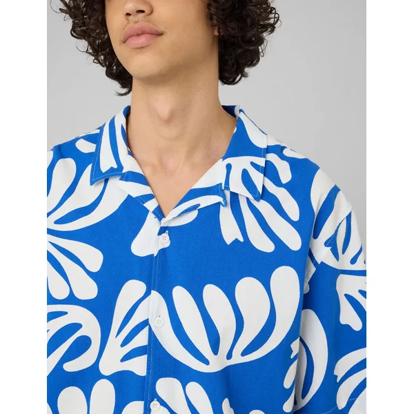 Chemise imprimé ART COLLECTION Bleu foncé