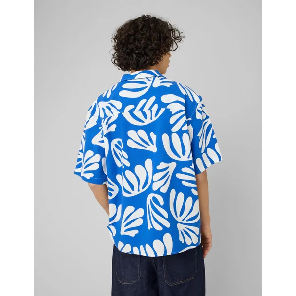 Chemise imprimé ART COLLECTION Bleu foncé