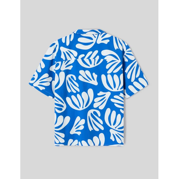Chemise imprimé ART COLLECTION Bleu foncé