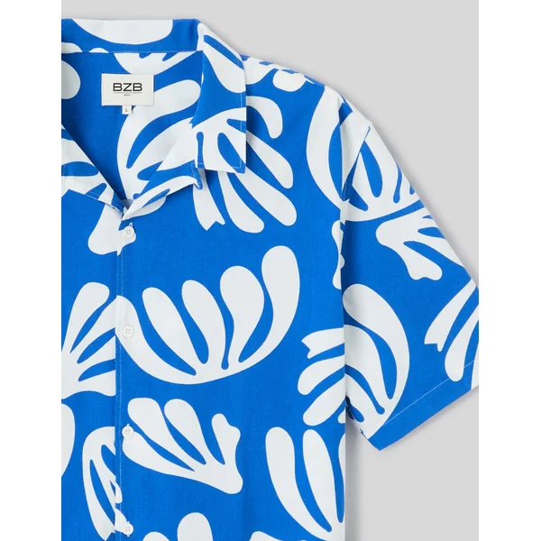 Chemise imprimé ART COLLECTION Bleu foncé