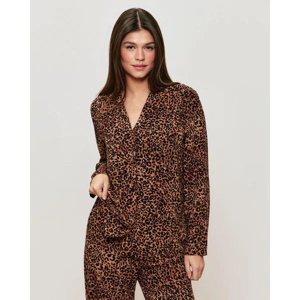 Chemise imprimé léopard