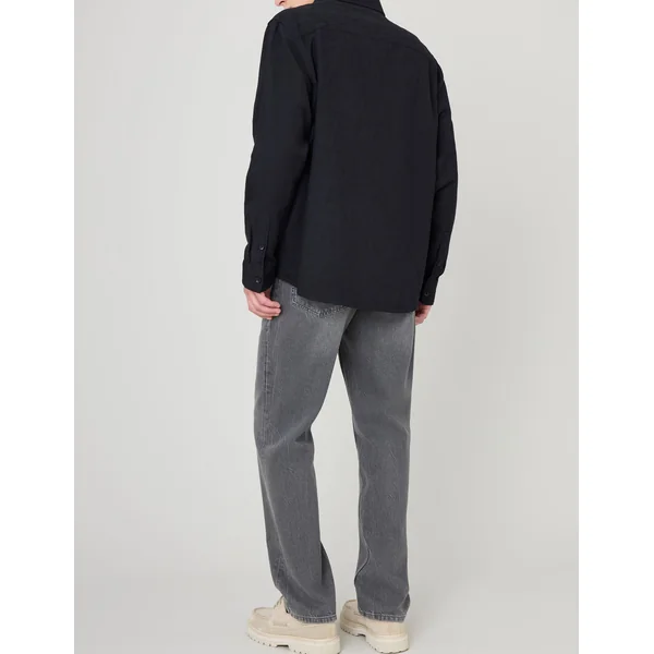 Chemise jacquard Noir