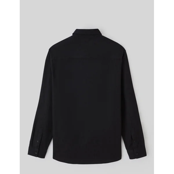 Chemise jacquard Noir