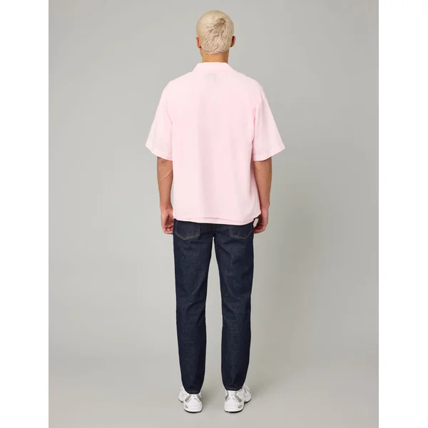 Chemise manches courtes rose Rose pâle