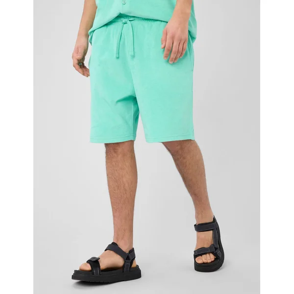 Chemise manches courtes éponge Vert d'eau