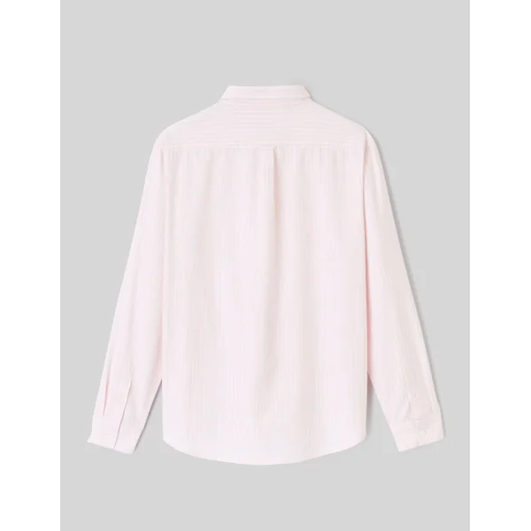 Chemise oxford rayée Rose