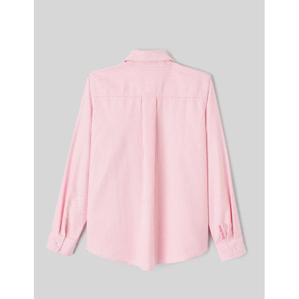 Chemise oxford rayée Rose