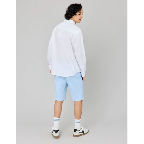 Chemise oxford unie Blanc