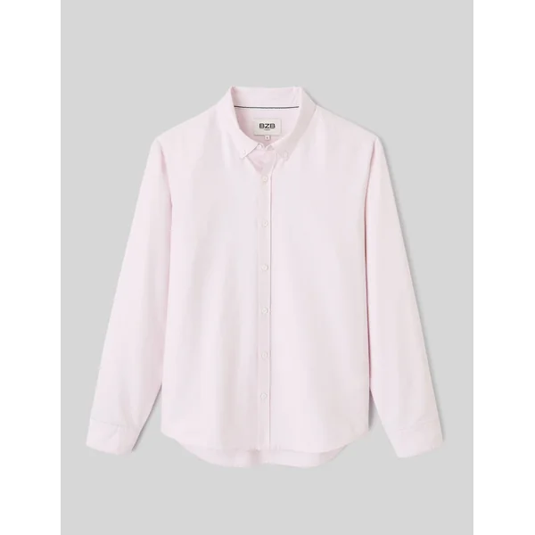 Chemise oxford unie Rose