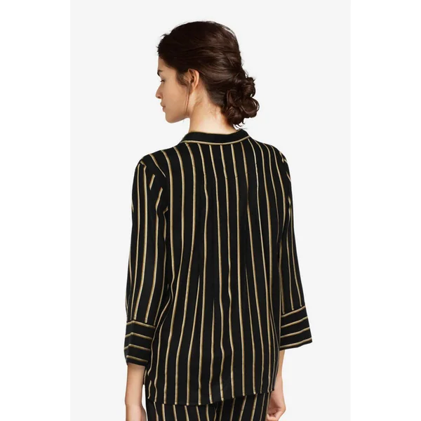 Chemise pyjama Femilet JACKIE Noir en viscose Femilet