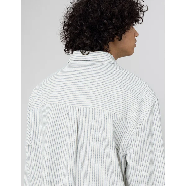 Chemise rayée flanelle Naturel