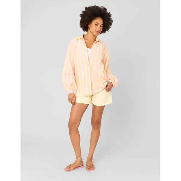 Chemise rayée Jaune
