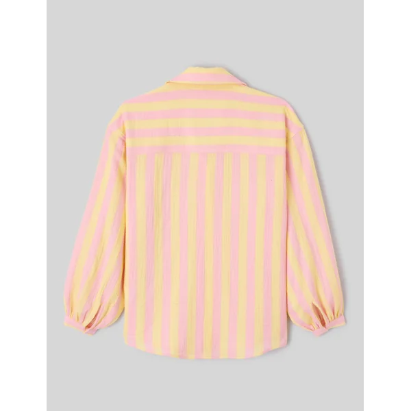 Chemise rayée Jaune