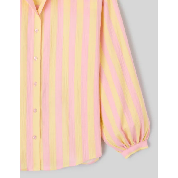 Chemise rayée Jaune