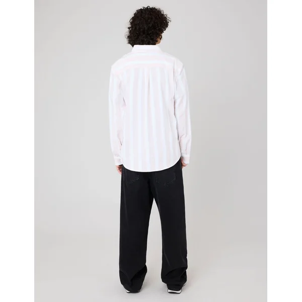 Chemise rayée Rose pâle