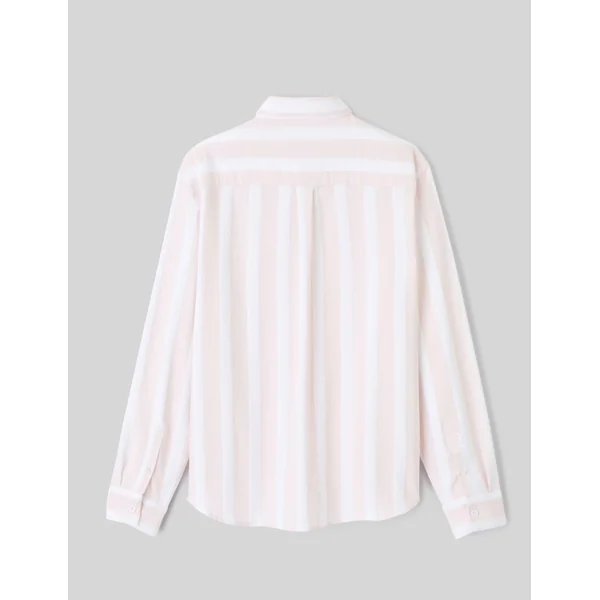 Chemise rayée Rose pâle