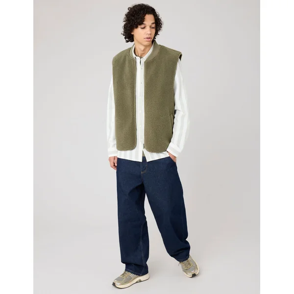 Chemise rayée vert