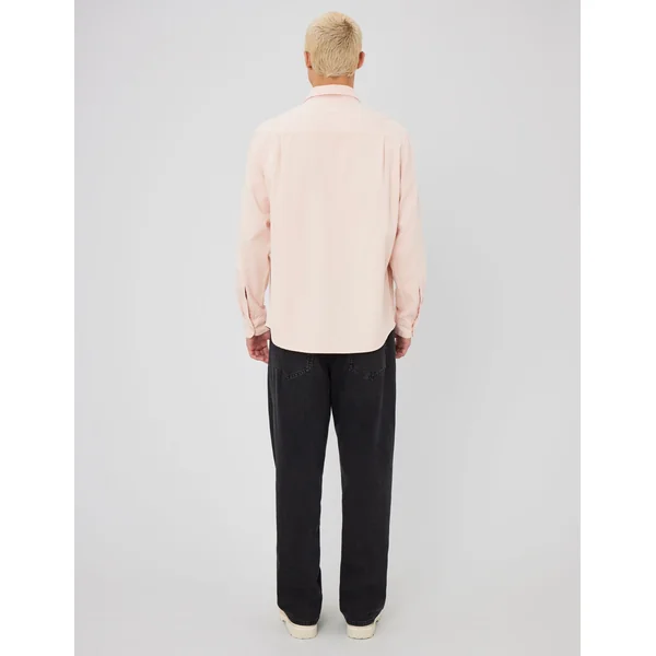 Chemise unie Rose pâle