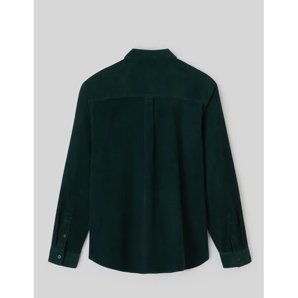 Chemise velours unie Vert
