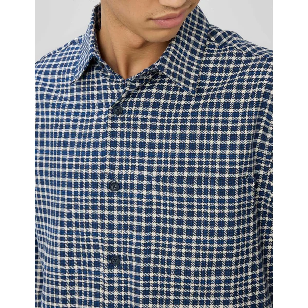 Chemise à carreaux Bleu foncé