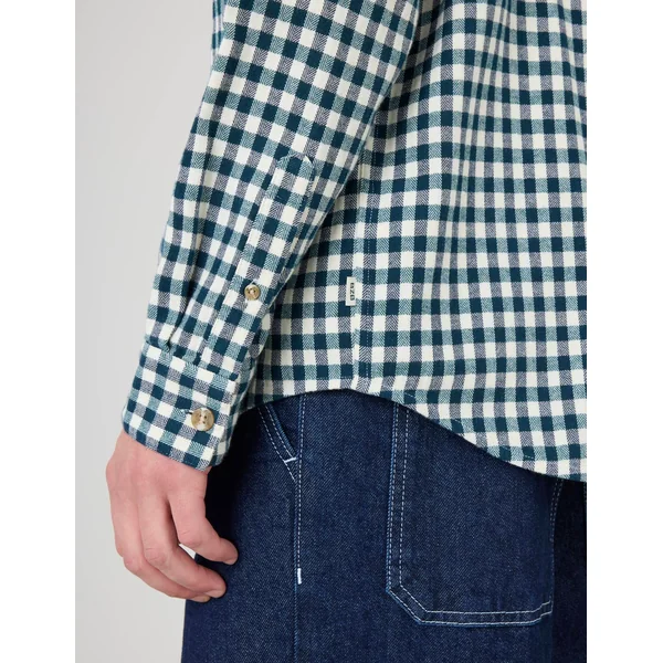 Chemise à carreaux Vert